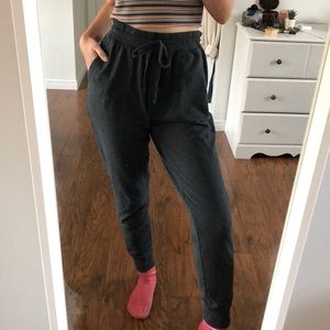 Grey joggers